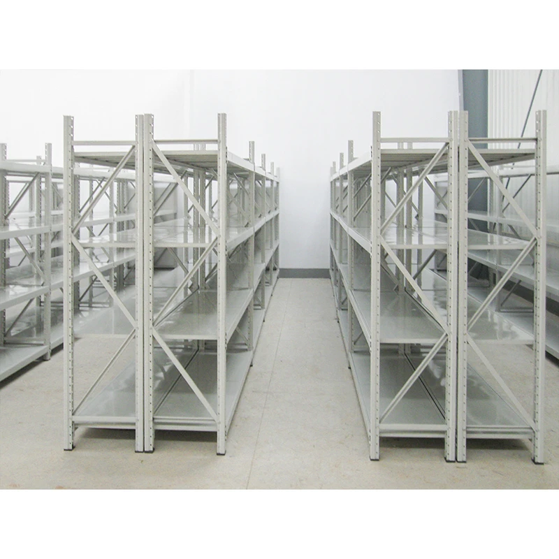 Lange span hylder stativer