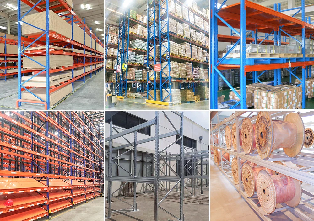 Low-cost, flexible pallet racking applications Low-cost, flexible pallet racking applications